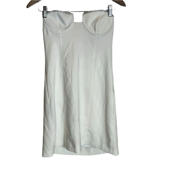 NWT Zara White Dress size XL - Picture 1 of 5